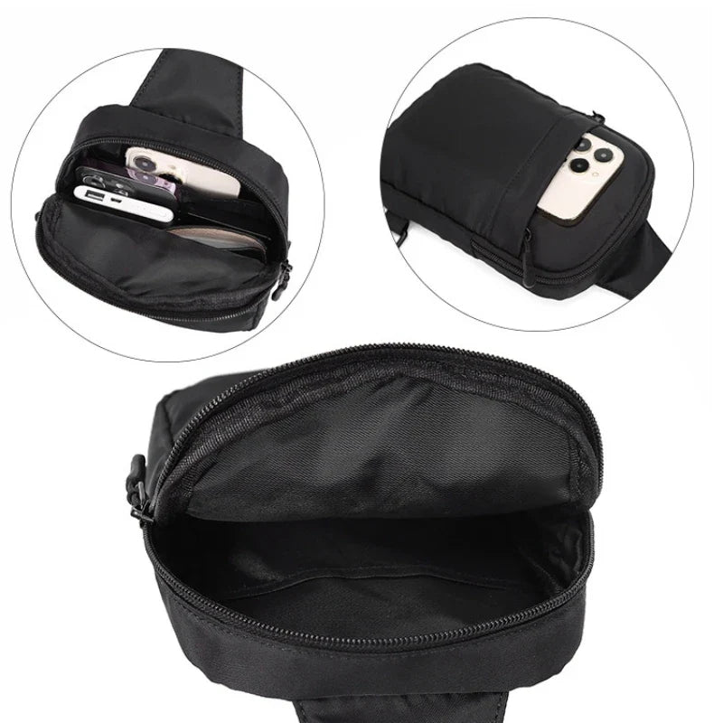 2-in-1 Multi-Functional Waist & Chest Bag – Casual Outdoor Travel Crossbody Sling Backpack for Men & Women