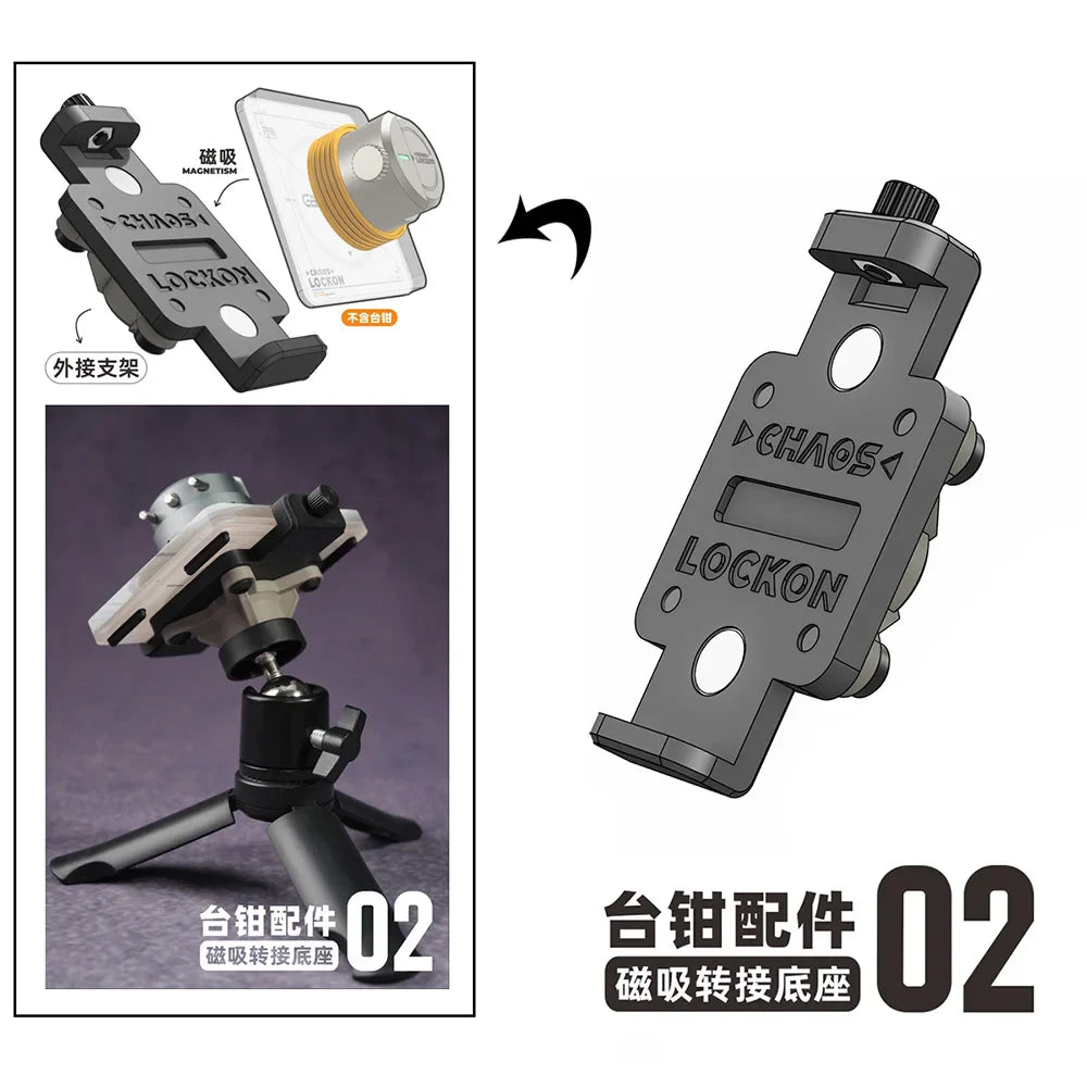 Miniature Model Rotary Painting Table – Hand-Coated Tilt Vise for Scale Model Painting