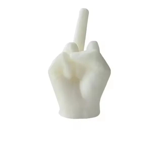 Creative Middle Finger Scented Candle – Funny Quirky Home Decor & Birthday Gift Ornament