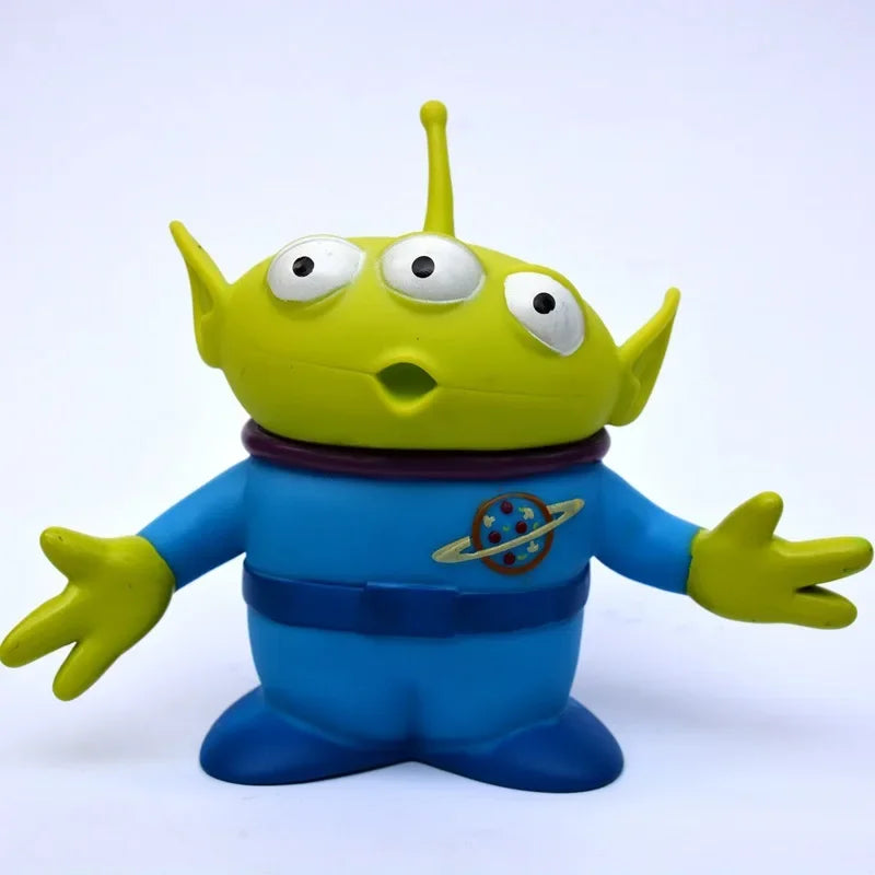 Toy Story Woody & Green Alien Figures - 15cm Cartoon Collection Figurine, Cosplay Model & Gift