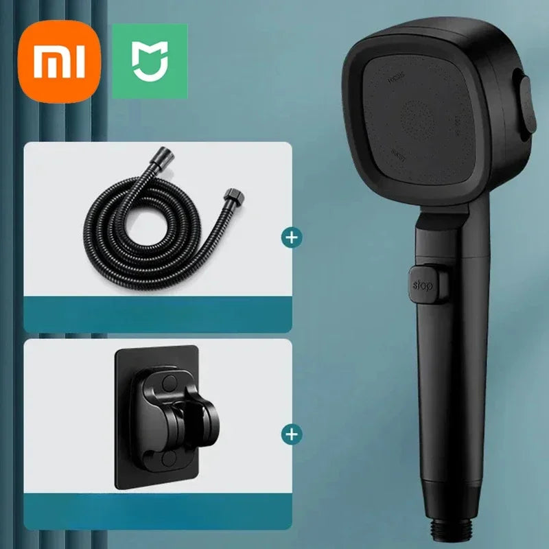 Xiaomi High Pressure Shower Head Set – 3 Modes Adjustable Smart Sprayer with Bathroom Accessories