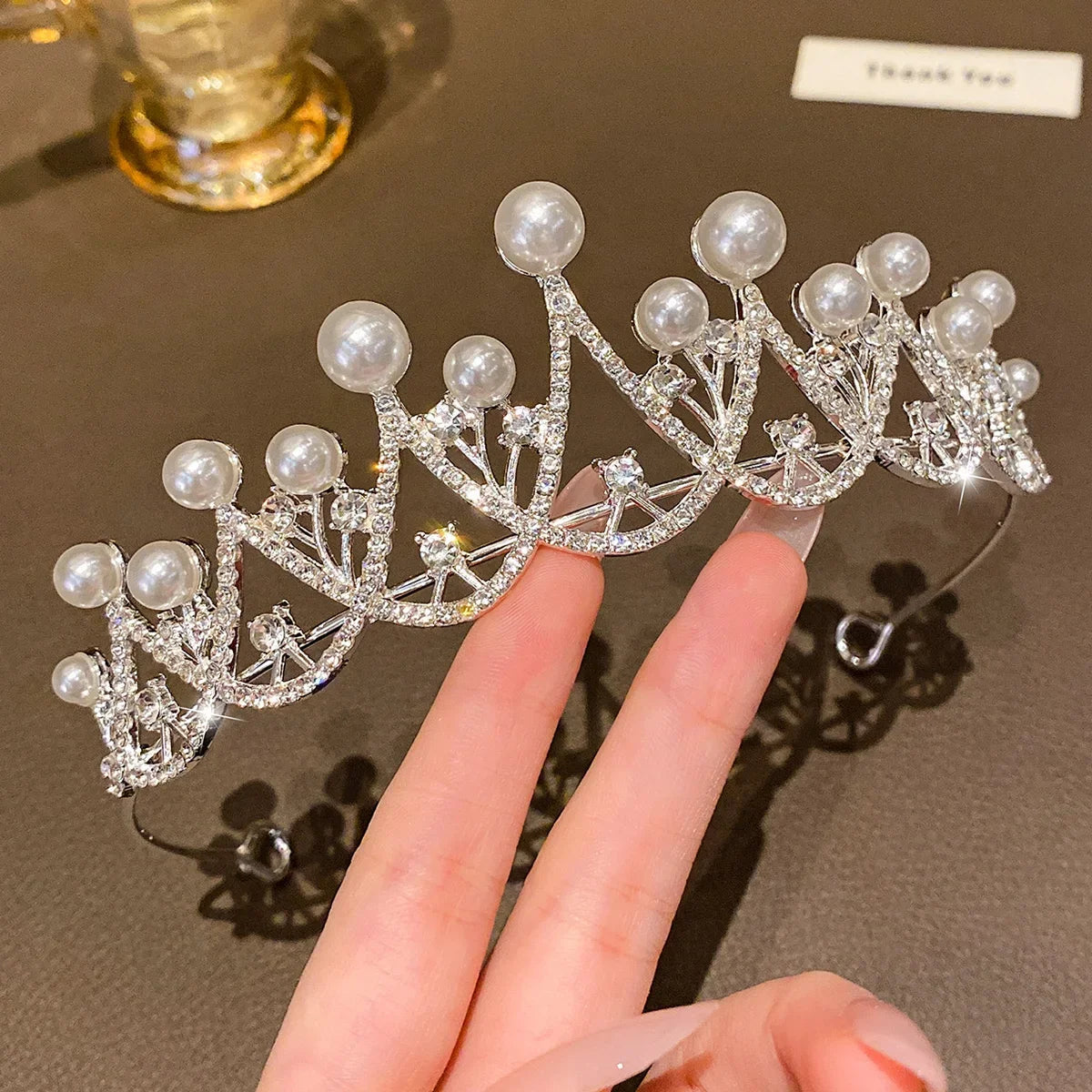 Fashionable Crown Headband - Sweet Hair Accessory for Performances & Birthdays