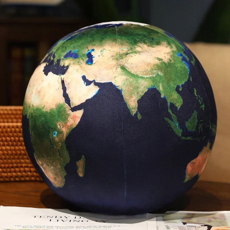Simulation Solar System Planet Plush Toys – Earth, Moon, Sun & Mars Soft Sphere Pillows (17cm/27cm) Room Decor & Birthday Gifts