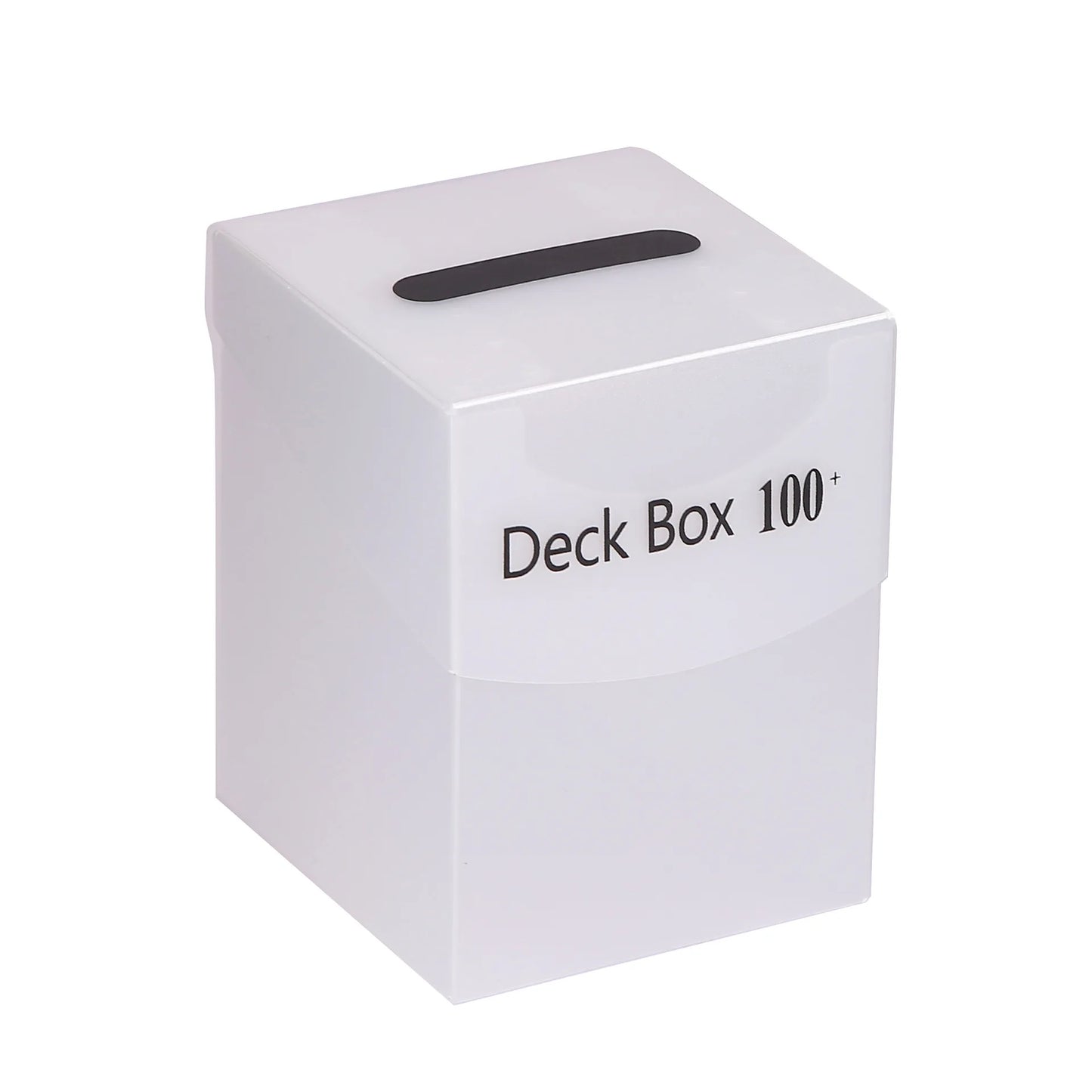 Trading Card Storage Box - 100+ Deck Game Card Carrying Case for Baseball Cards & Family Games