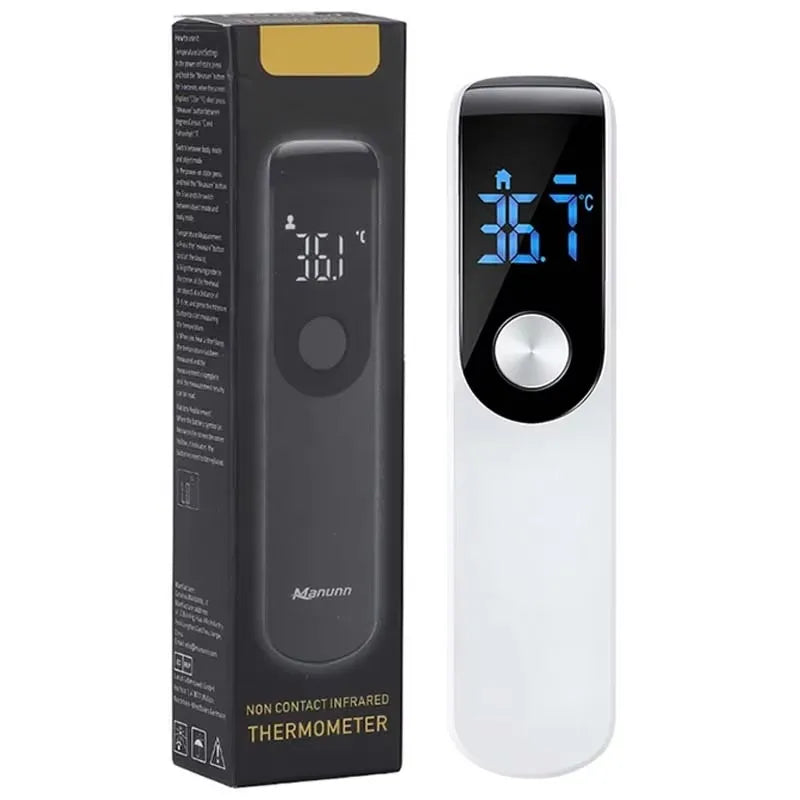 Celsius Display Digital Infrared Thermometer | Non-Contact Medical Temperature Gun Hygrometer