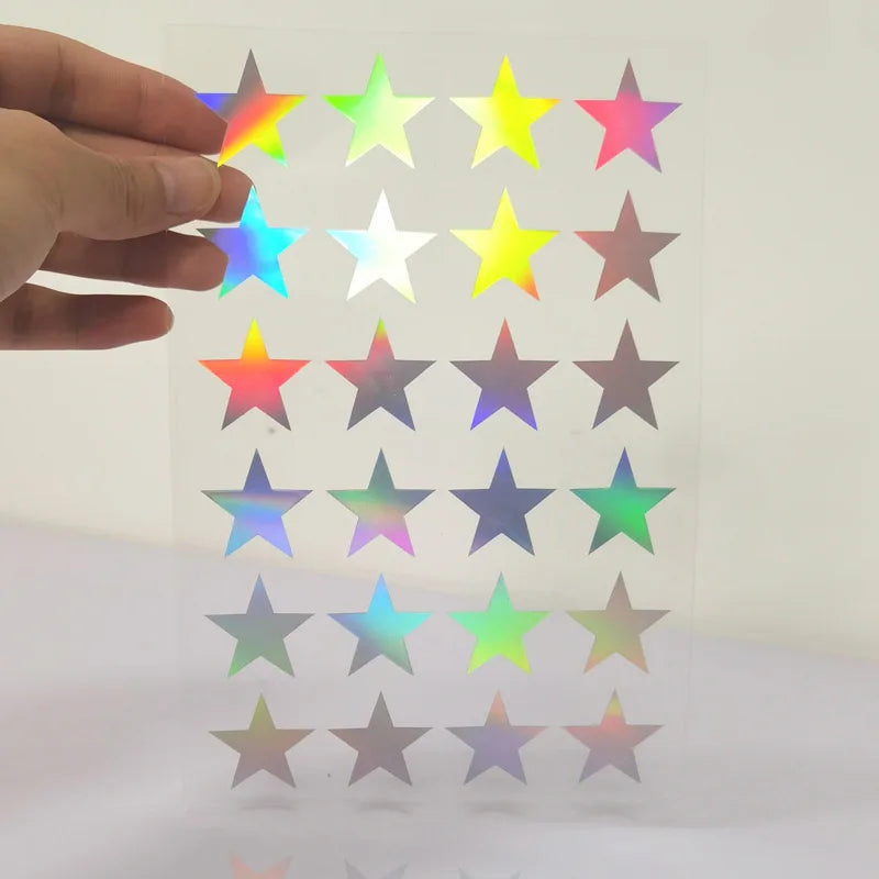 Self-Adhesive Laser Engraved Heart Decorative Paper Stickers