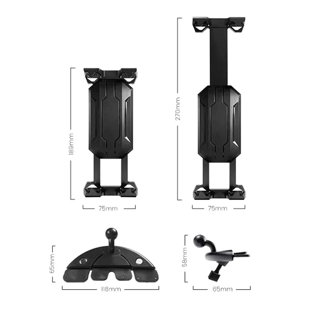 Universal Car CD Slot Mount β Tablet & Phone Holder for 4β14β iPad, Xiaomi, GPS