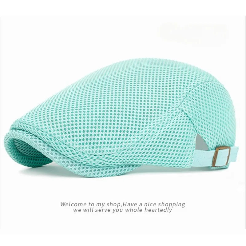 Camouflage Mesh Baseball Cap - Adjustable Outdoor Sun Hat for Men & Women