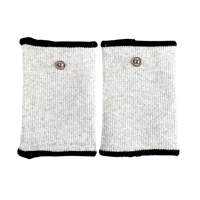 Conductive Silver Fiber Electrode Gloves & Socks – Muscle Stimulator TENS Bracer for Hand & Foot Massage