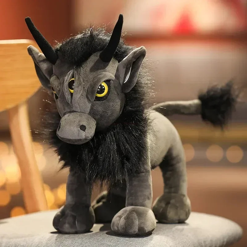 New Dark Style Plush Toys — Cute Ancient Egyptian Mythology Unicorn, Anubis, Hydra & Bastet Plush Dolls for Kids Gifts