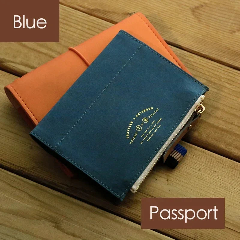 Fromthenon Travel Notebook with Special Paper β Washable Zipper Storage Bag, Pen Case & Stationery Organizer Supplies