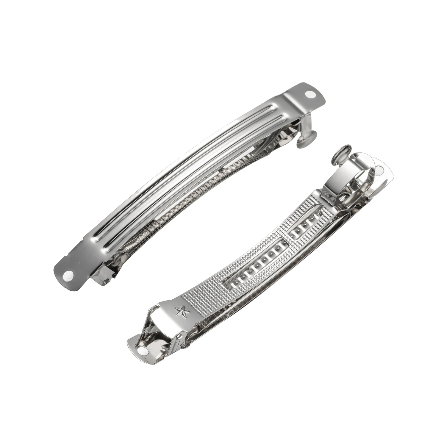 10pcs French Spring Hair Clips — Thickened Anti-Slip Barrette Blank Base for DIY Hairpins & Jewelry Making Accessories