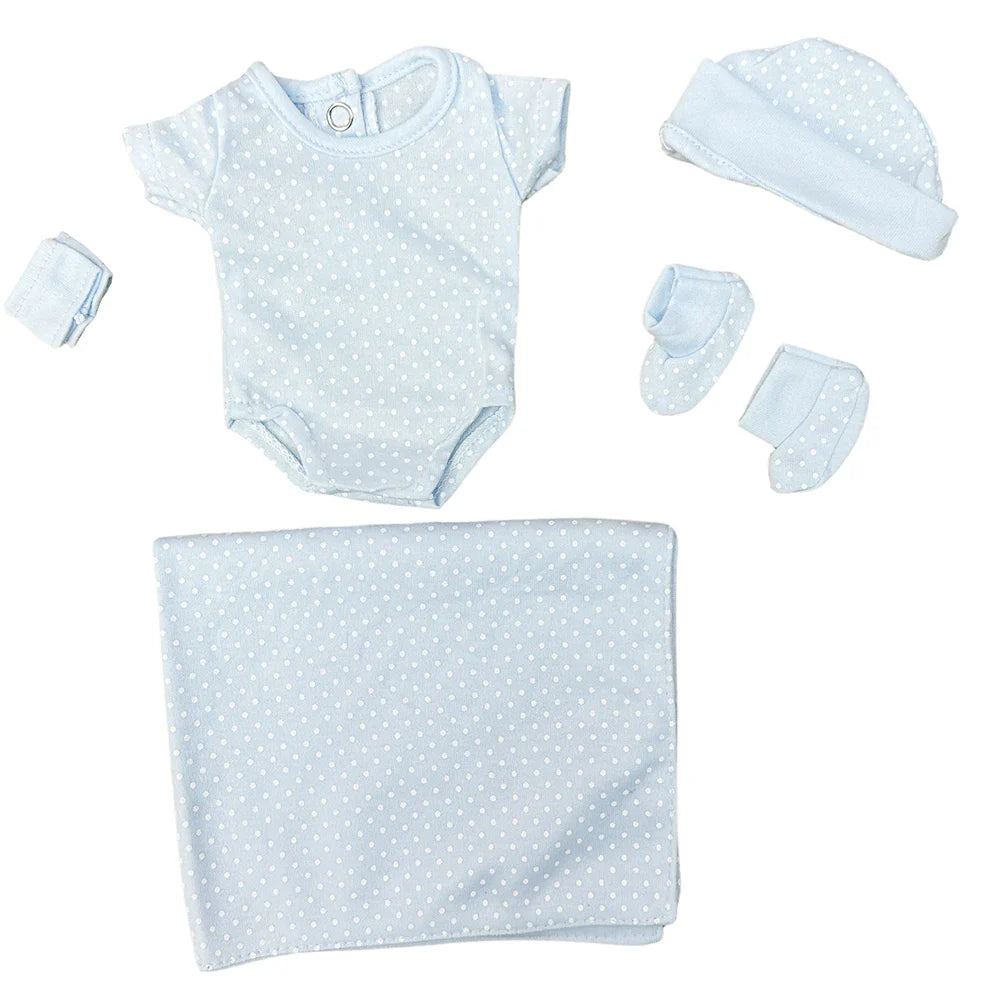 Fashion Baby Doll Clothes Set – 6 Handmade Styles for 10-Inch Bebe Reborn Dolls Accessories
