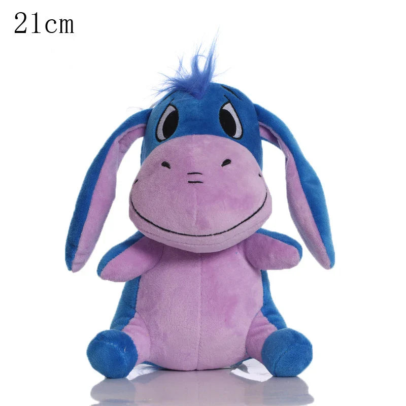 Cute Cartoon Plush Doll — Bear, Donkey, Tigger & Piglet Rag Doll | Soft Sitting Toy for Kids