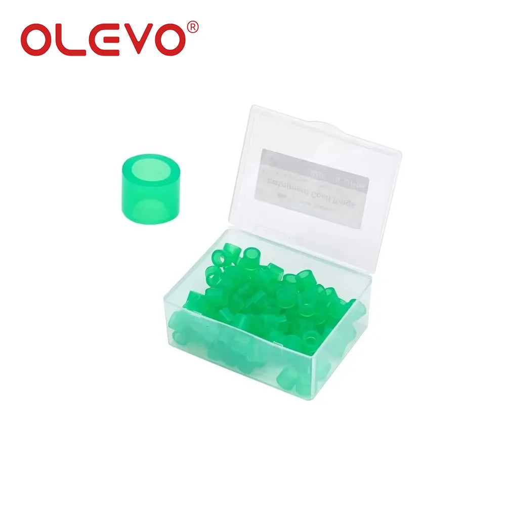 100pcs Dental Silicone Color Code Rings - Autoclavable Instrument Marking Bands for Dentist Surgical Tools Identification