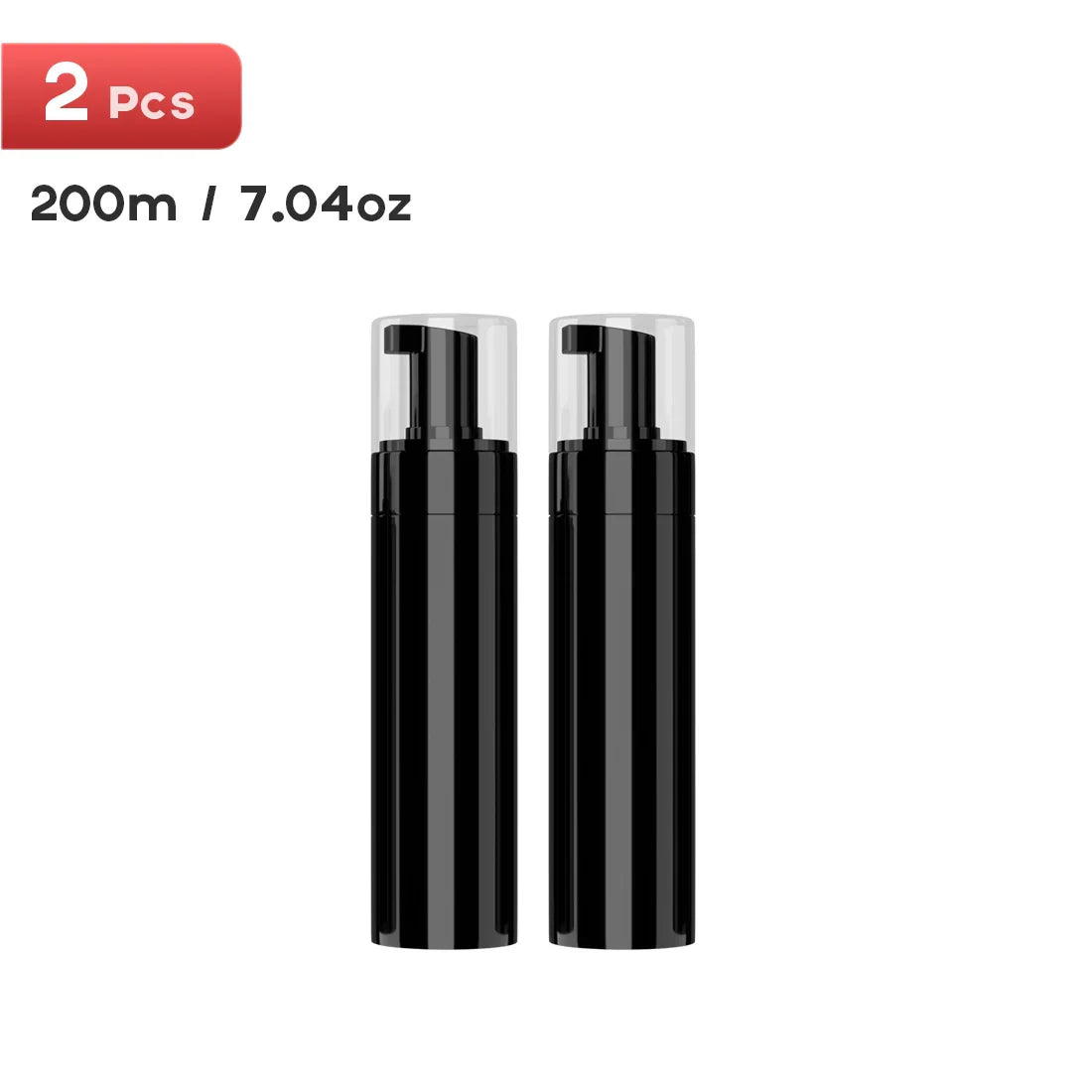 100/200/250ml Plastic Foaming Bottle – Pump Dispenser for Shampoo, Lotion, Shower Gel & Cosmetic Liquids