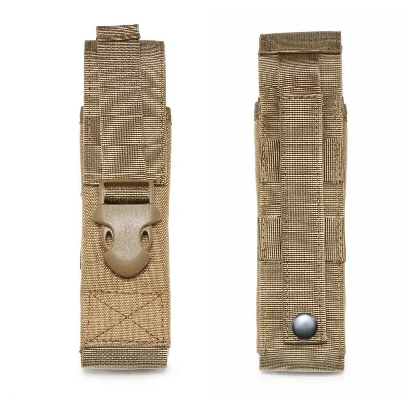 Tactical MOLLE EDC Waist Bag – Outdoor Flashlight & Tool Pouch for Camping, Hiking, Hunting & Field Use