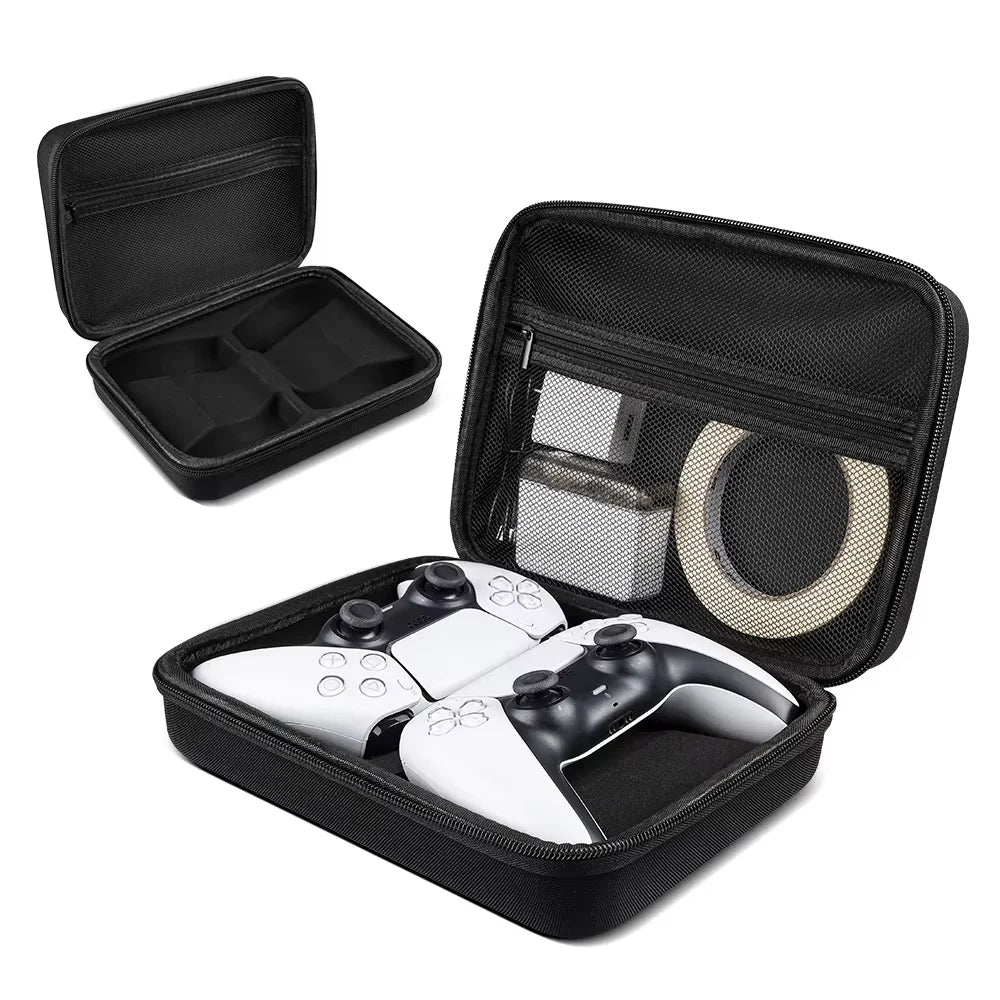 Portable Shockproof Carrying Case for PS5/PS4/PS3/Xbox Controllers – Travel Storage Handbag for Gaming Accessories