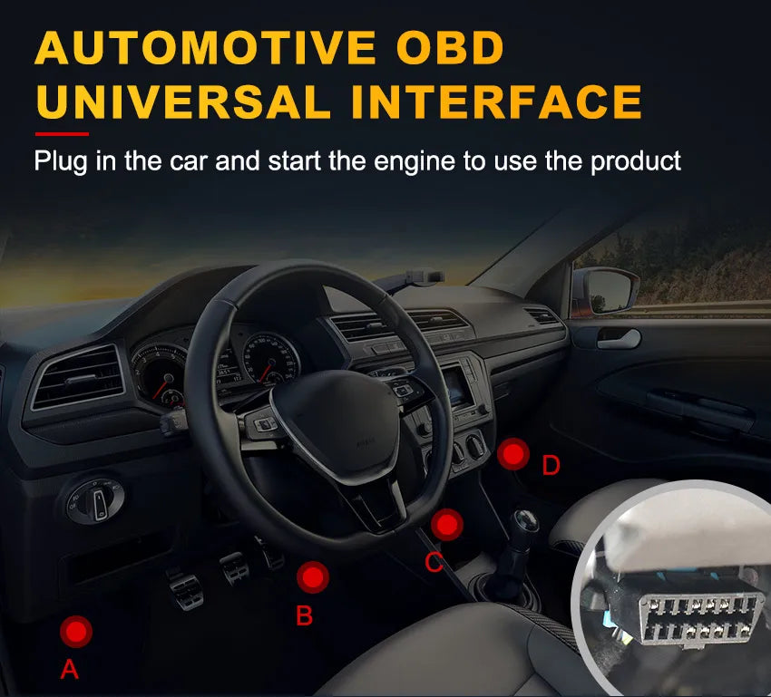 V519 Professional OBD2 Scanner – EML327 Car Diagnostic Tool & Code Reader for Troubleshooting