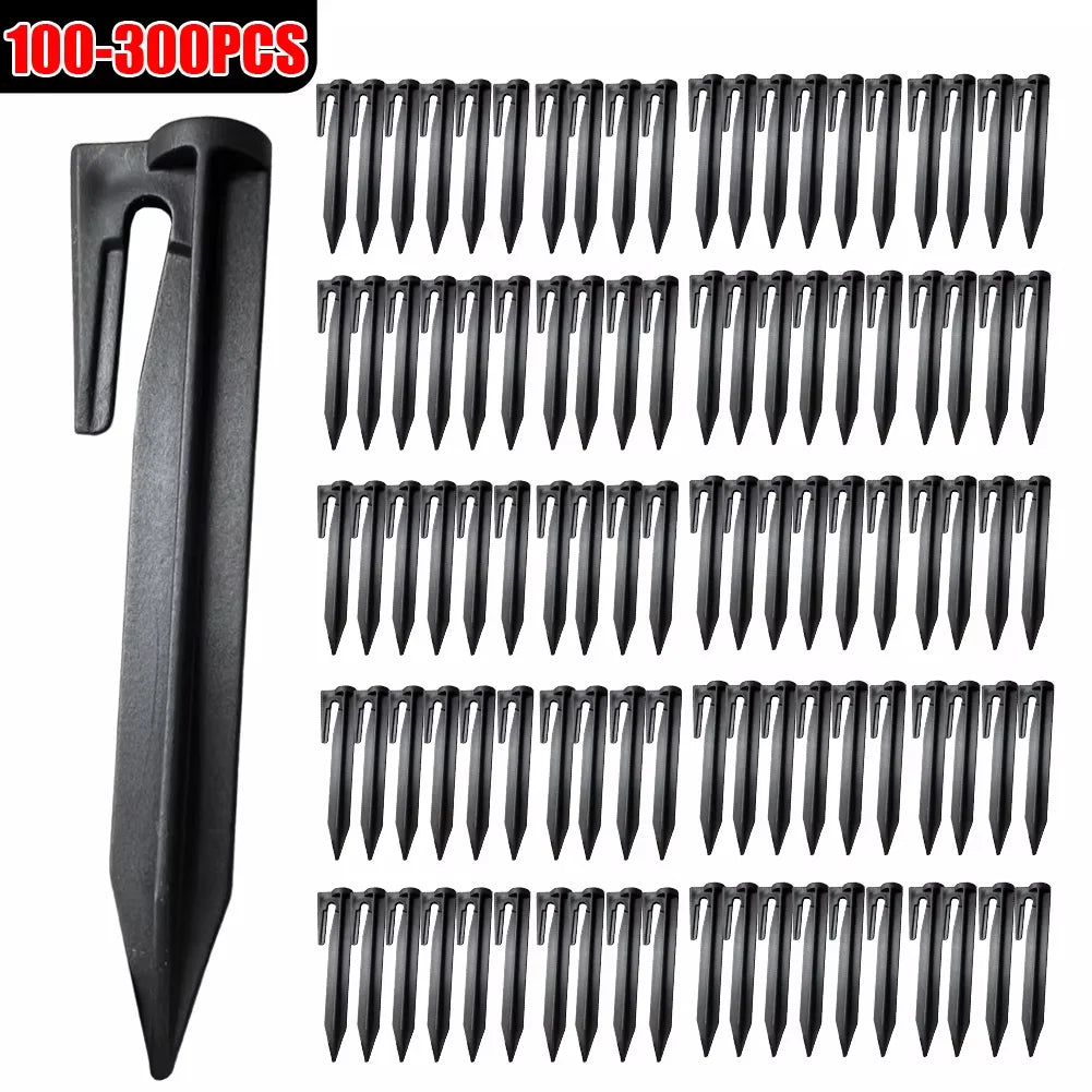 50/100PCS Lawn Mower Ground Pegs - Boundary Cable Fixing Spikes for Robot Mower Accessories