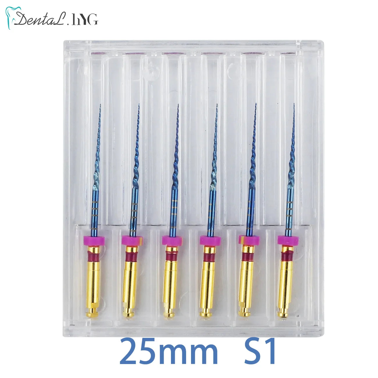 Dental SX-F3 Blue Nitinol Rotary Files – Endodontic Root Canal Engine Tool for Dentistry