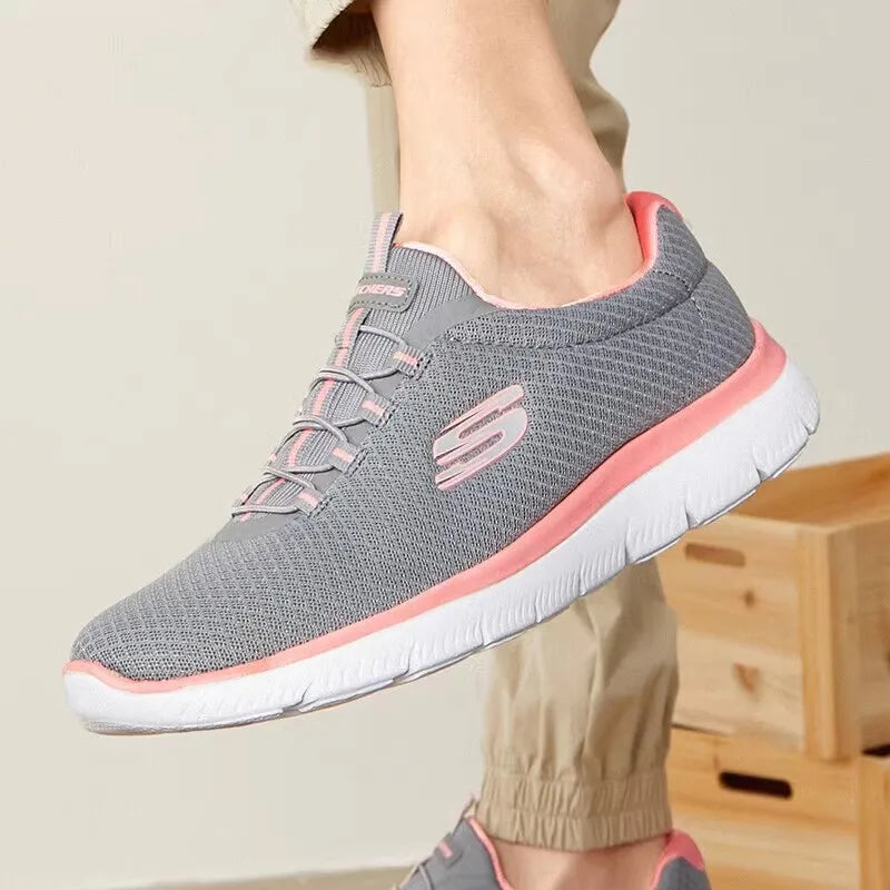 Skechers Women's Sports Shoes - Summer Fashion Breathable Sneakers, Lightweight & Comfortable Walking Shoes