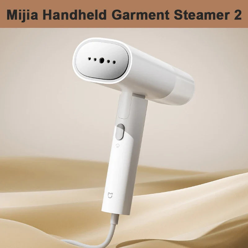 Original XIAOMI MIJIA Handheld Garment Steamer - Electric Steam Cleaner for Clothes, Mite Removal & Home Use