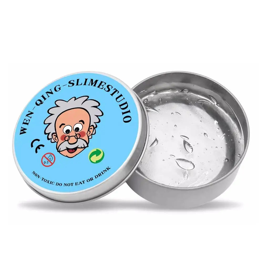 Colorful Non-Newtonian Liquid Stress Relief Toy – Transparent Elastic Decompression Modeling Compound, Non-Toxic Creative Craft Sensory Toy