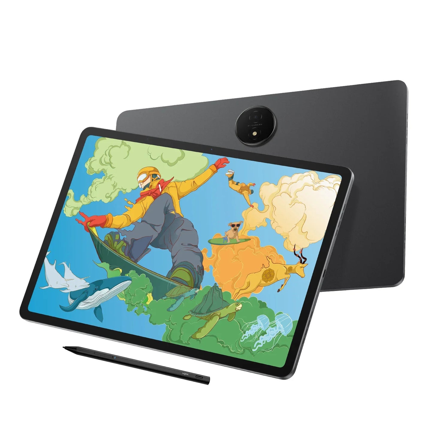 UGEE Battery-Free Stylus Pen - 8192 Pressure Level Digital Drawing Tablet Pen for Art & Design