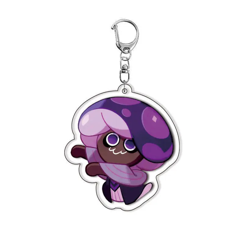 Cookie Run Kingdom Acrylic Keychain – Q Version Cartoon Bag Charm Fan Gift Jewelry
