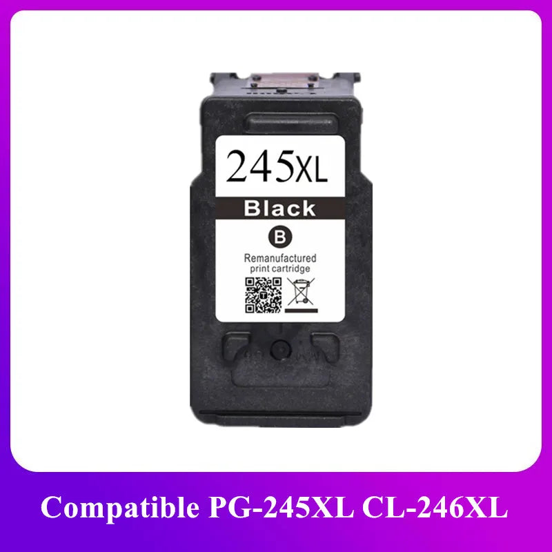 PG-245XL / CL-246XL Ink Cartridges for Canon – High Yield Replacement Ink Set for Pixma iP2820, MX492, MG2924 & MG2520 Printers