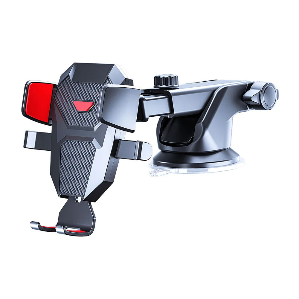 Universal 360° Car Phone Mount – Strong Suction Dashboard Holder for Smartphones, Ultra-Stable Grip