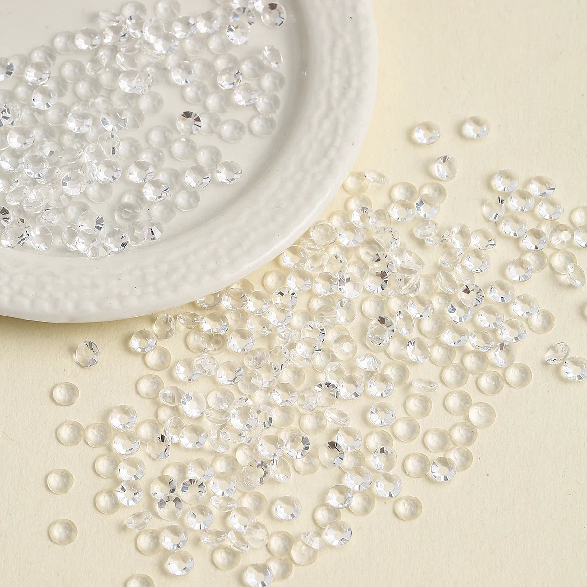Glass Crystal Flatback Rhinestones Set SS6–SS30 – Non-Hotfix Round Glue-On Gems for Nail Art, DIY Crafts & Jewelry Decoration