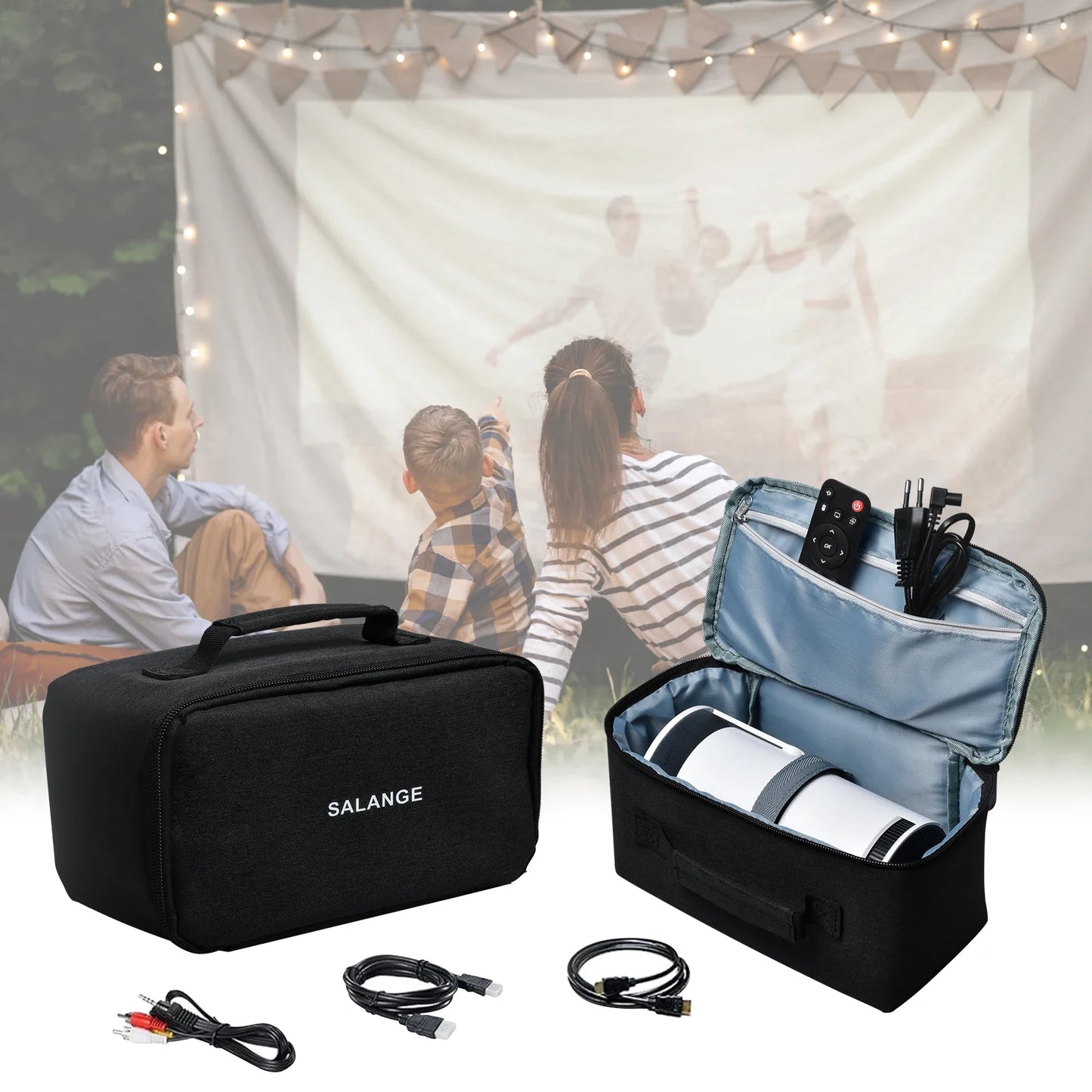 ZDSSY HY320 Projector Storage Bag – Travel Carry Case with Zipper Protector, Compatible with HY320 and HY300 Projectors