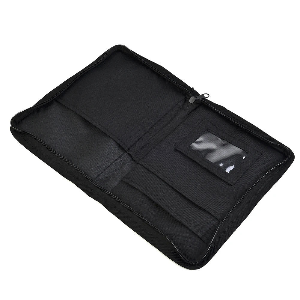 Oxford Cloth Car Glove Box Organizer – Multi-Pocket Portable Storage Folder for Car Interior & Documents