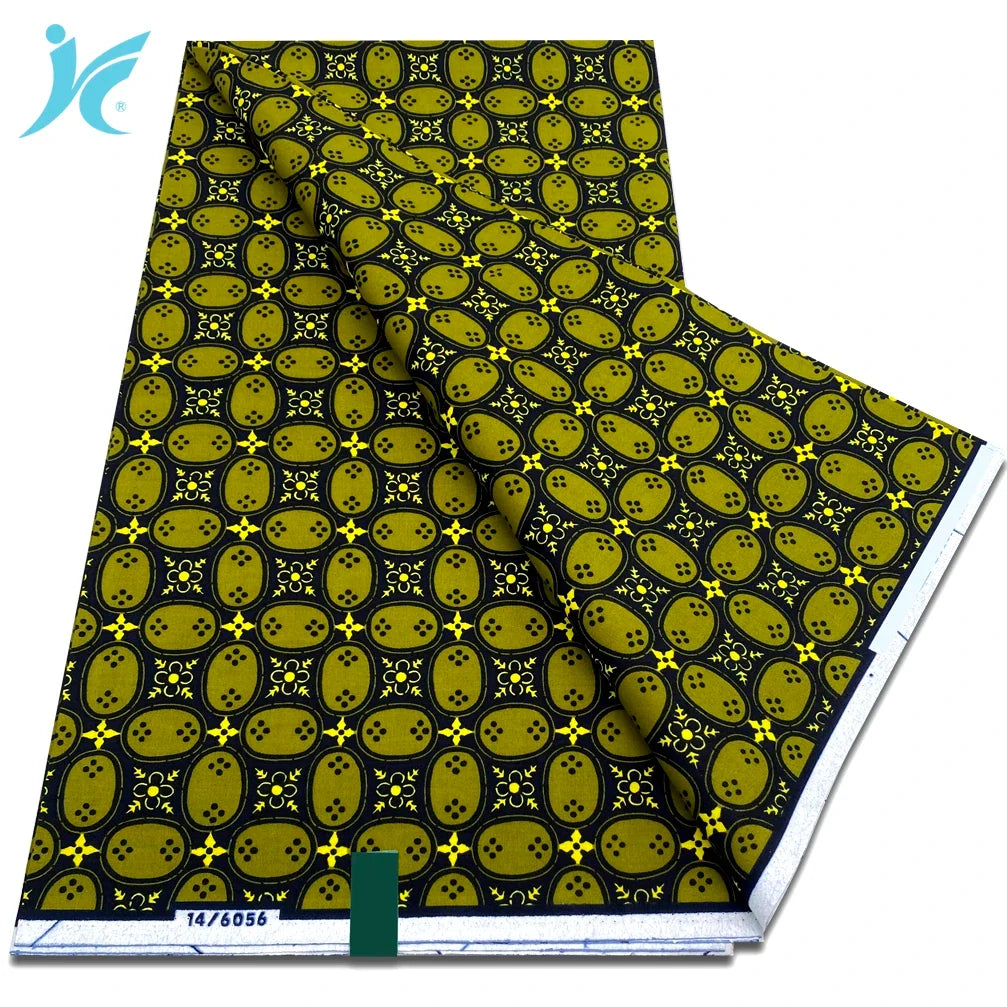 2026 African Real Wax Fabric - 100% Cotton Nigerian Ankara Dutch Batik Sewing Cloth
