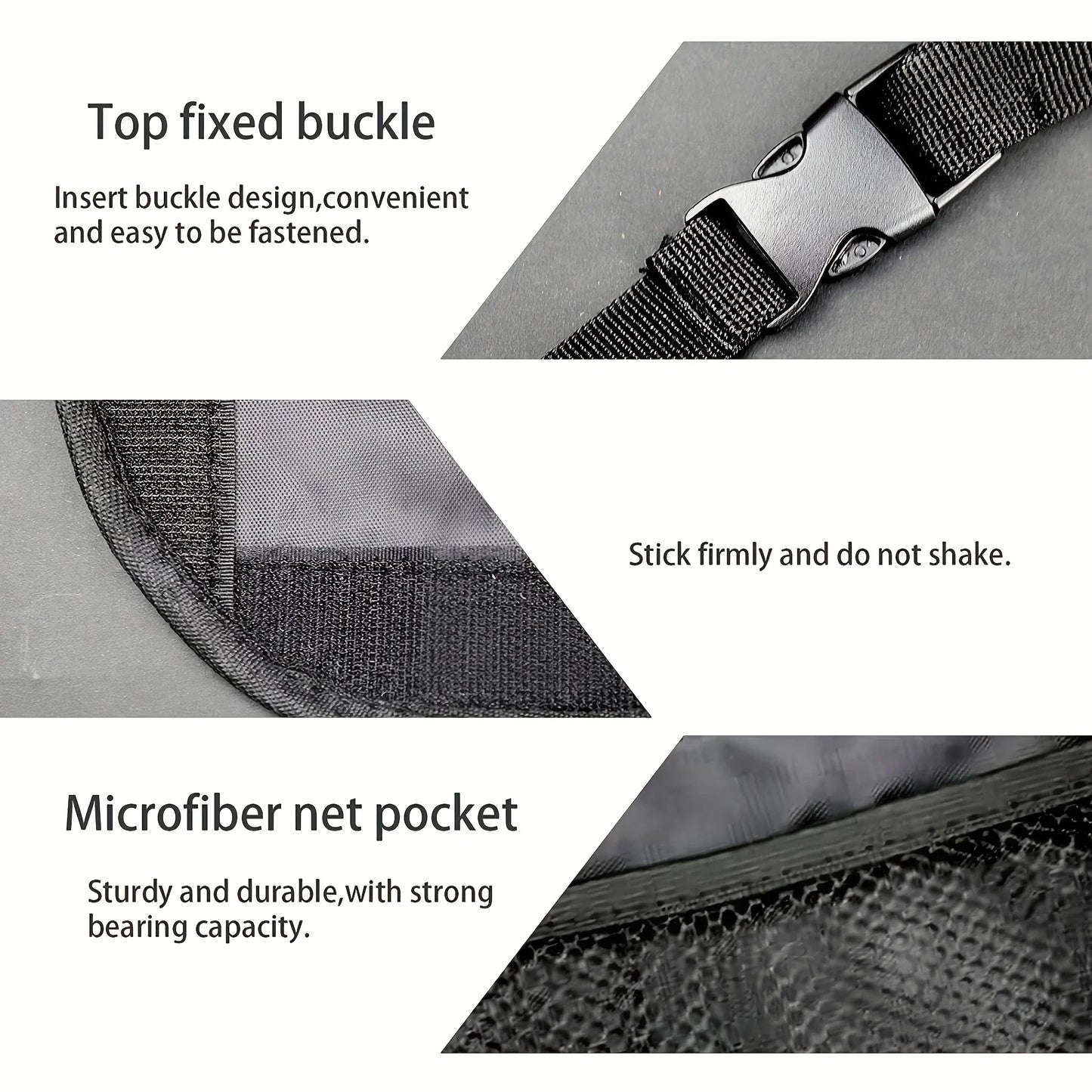 Waterproof Car Seat Back Storage Hanging Bag - SUV Mesh Pocket Organizer for Car Interior