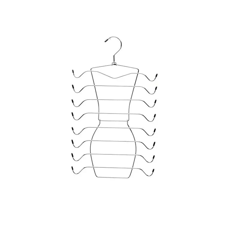 Multi-Layer Clothes Hanger – 1/2/3 Pack Folding Underwear, Bra & Trouser Storage Rack, Trace-Free Design