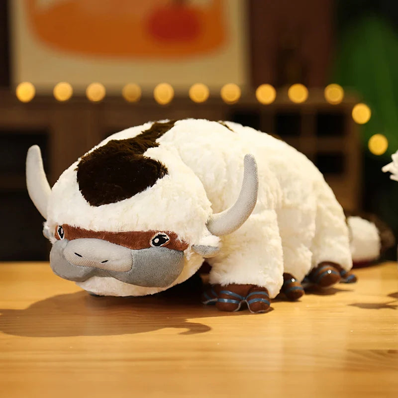 Kawaii Anime Appa Plushie – Bull Cow Stuffed Doll Toy, Christmas Gift Inspired by Avatar Aang The Last Airbender