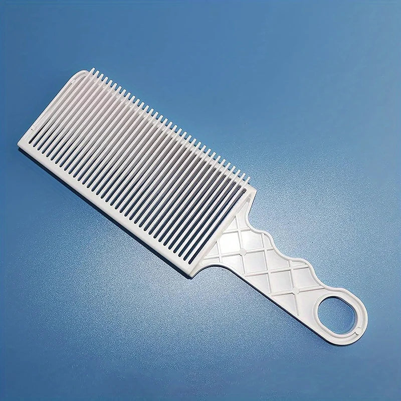 Men's Oil Head Comb - Hairdressing Assistant Tool for Flat Push Cutting, Limit Trimming, and Gradual Shaping - 1PC Spade Design