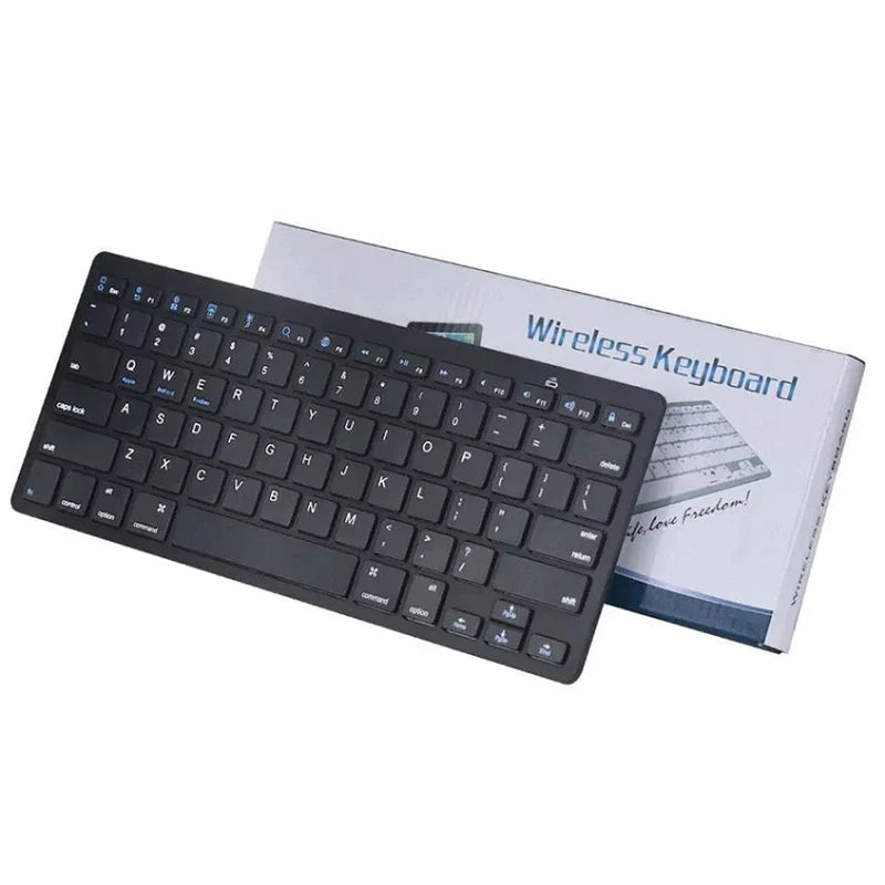 Mini Portable 78-Key Wireless Bluetooth Keyboard for PC, Tablet, iPad & Mobile Phones
