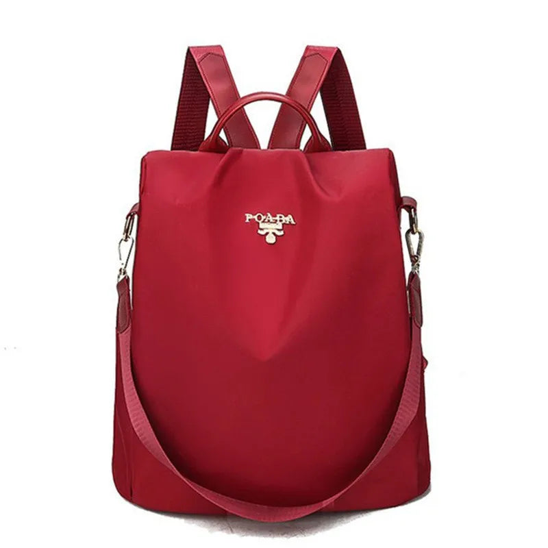Multi-Functional Backpack for Women - Simple, Versatile, Dual-Use Waterproof and Anti-Theft Bag