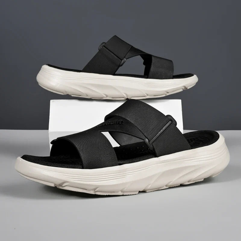 Men’s Summer Sandals - Lightweight Thick Sole Non-Slip Casual Walking Shoes