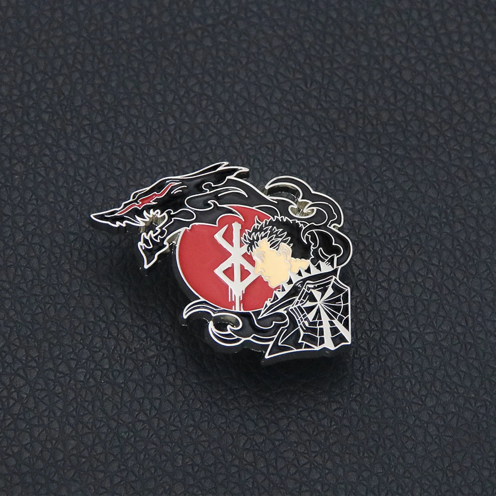 Anime Guts Enamel Pin – Berserk Brand of Sacrifice Lapel Brooch for Men & Women Gift