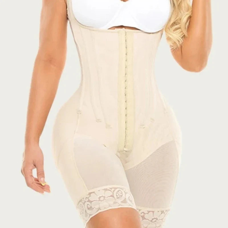 Colombian Fajas Post-Surgery Shapewear – Waist Trainer & Butt Lifter Full Body Shaper BBL Compression Girdle for Women