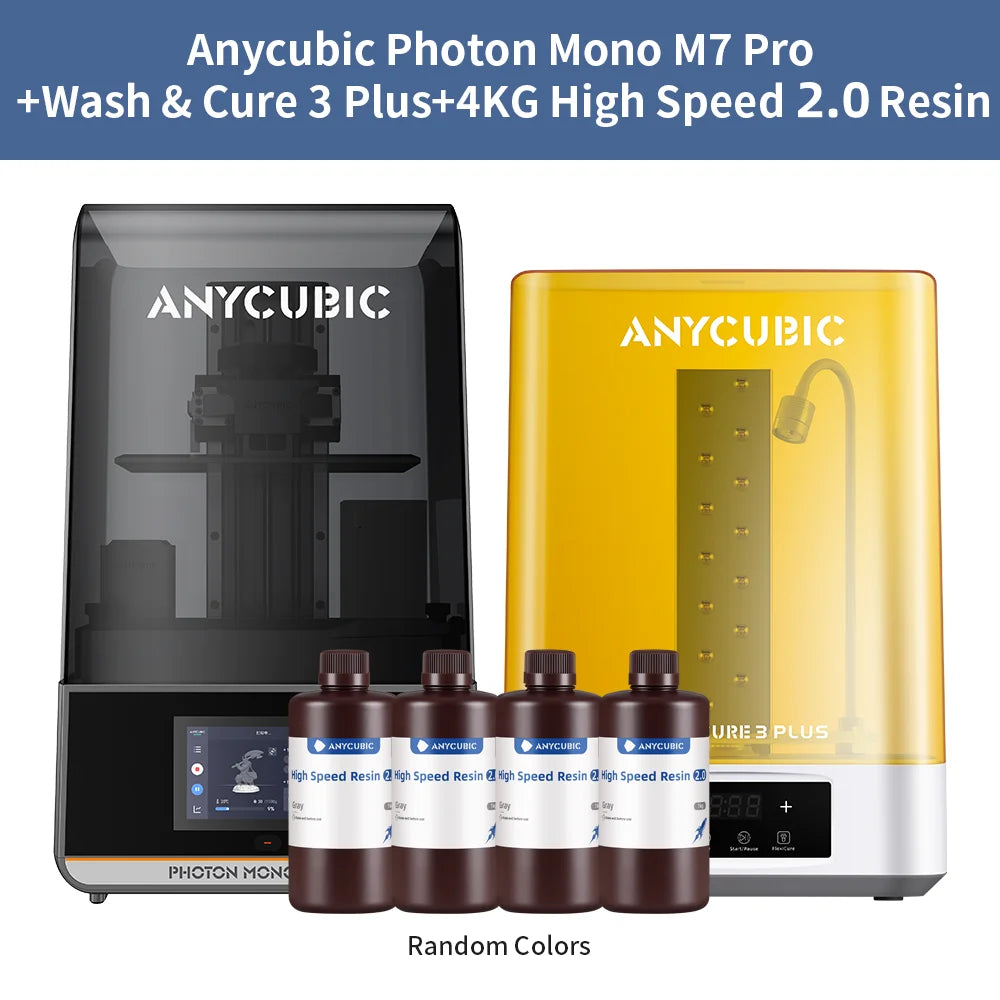 ANYCUBIC Photon Mono M7 Pro — 14K Mono MSLA 10.1" LCD Resin 3D Printer, 170mm/h, 223×126×230mm Printing Size
