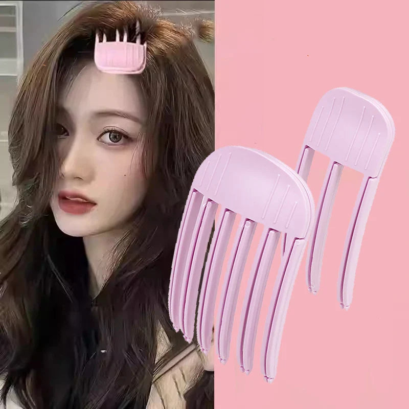 Fluffy Hairpin Curling Clips for Bangs | Volumizing Hair Roots & Fashionable Hair Rollers for Women
