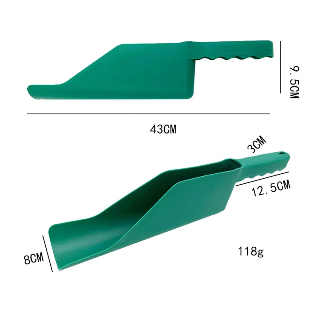Getter Gutter Scoop | Home Garden Roof Leaf Gutter Cleaning Shovel Tool | Multipurpose Dirt and Debris Removal Tool