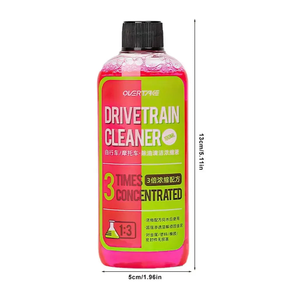 Bicycle Chain Cleaner & Degreaser Spray – 100ml Portable Bike Chain Tool for Mountain, Road, and Motorcycle Bikes