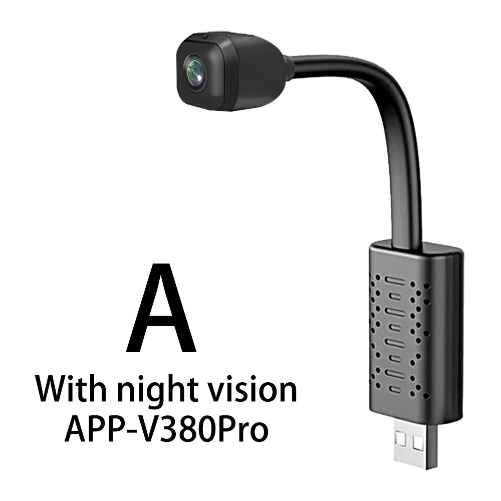 1080P Mini USB WiFi Camera - Motion Detection Smart Surveillance & Security Monitoring Camera